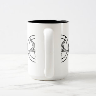 2 COULEURS SIGIL DE TASSE À DEUX TONS DE BAPHOMET