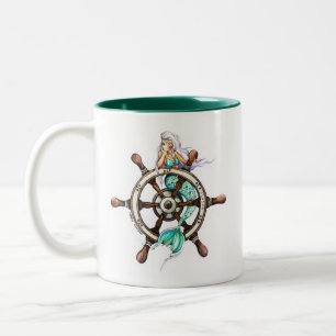 2 Couleurs Sirène à la tasse de barre