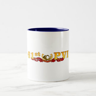 2 Couleurs soixante-et-unième Nouvelle tasse de logo de PVI