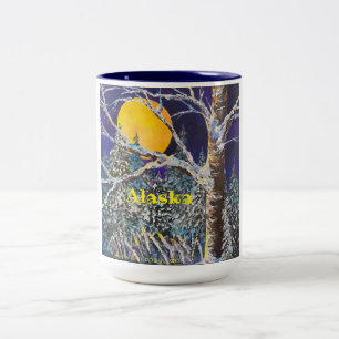 2 Couleurs Solstice Moon 15oz ALASKA tasse à café bicolore