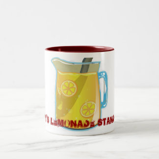 2 Couleurs Stand de limonade rouillé .com de tasse de café de