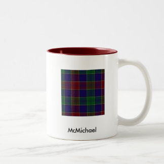 2 Couleurs Tartan de McMichael et tasse de crête