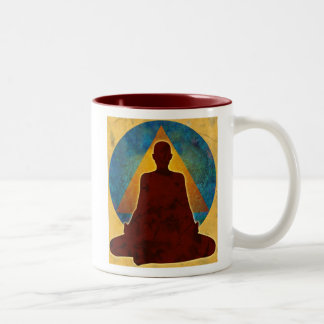 2 Couleurs tasse 12-Step de luxe bouddhiste