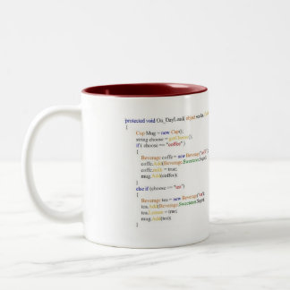 2 Couleurs Tasse 2,0 de programmeur
