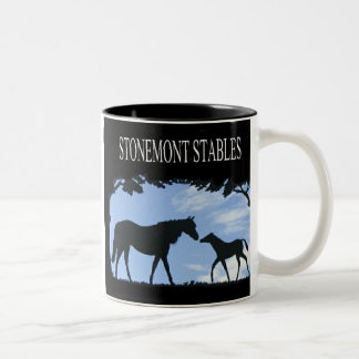 2 Couleurs Tasse 3 d'écuries de Stonemont