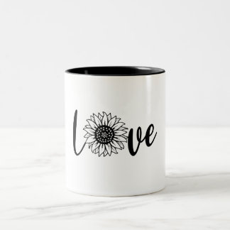 2 Couleurs Tasse à café à deux tons de tournesol