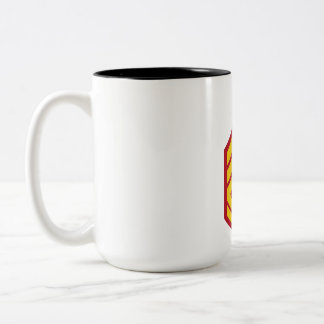 2 Couleurs Tasse à café avec insigne de grade de sergent d'ét