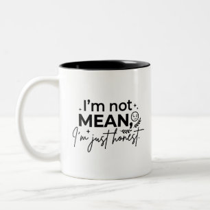 2 Couleurs Tasse à café bicolore avec citation sarcastique
