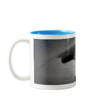 Tasse à café Black Cat aux yeux bleu minuit —