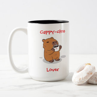 2 Couleurs Tasse à café Capybara