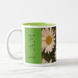 2 Couleurs Tasse à café d'affirmation JE SUIS Guéri, 11oz