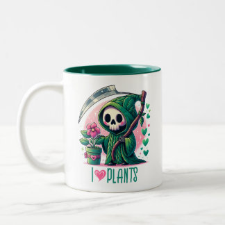 2 Couleurs Tasse à café Faucheuse amatrice de plantes