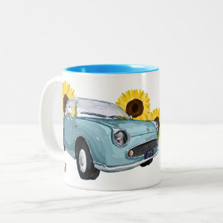 2 Couleurs Tasse à café Figaro Pale Aqua