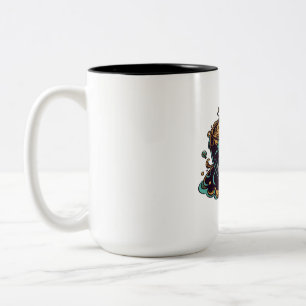 2 Couleurs Tasse à café folle
