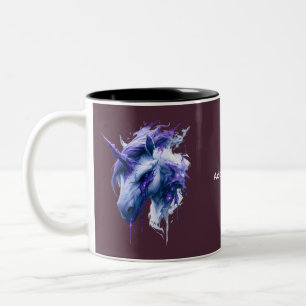 2 Couleurs Tasse à café Licorne de Dark Fantasy