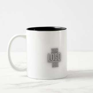 2 Couleurs Tasse à café personnalisée avec logo d'entreprise