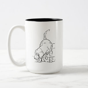 2 Couleurs Tasse à café pour amateur de chiens, illustration 