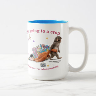 2 Couleurs Tasse à café Punch the Monkey Two-Tone 15oz