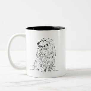 2 Couleurs Tasse à café teckel – chien saucisse à poil long
