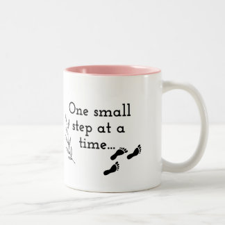2 Couleurs Tasse à café « Un petit pas à la fois »