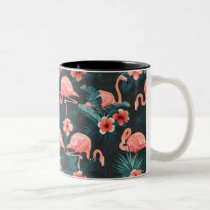 2 Couleurs Tasse à deux couleurs, 325 ml Flamant rose