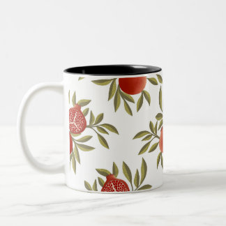 2 Couleurs Tasse à motif de grenade coloré