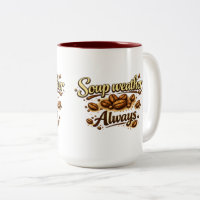 Tasse à motif de haricots de café - Soup Weather A