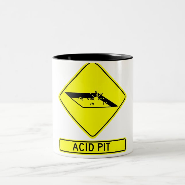 2 Couleurs Tasse acide de mine (Centre)