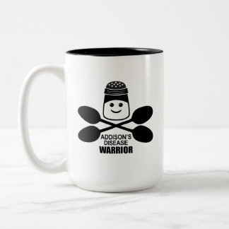 2 Couleurs Tasse Addison's Disease Warrior