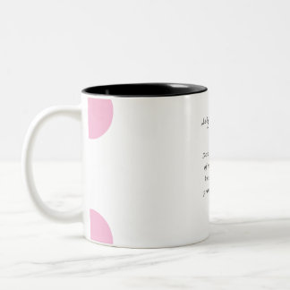 2 Couleurs Tasse avec citation d'amour-propre