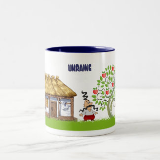 2 Couleurs Tasse avec les cosaques ukrainiens