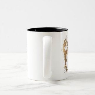 2 Couleurs tasse avec loup