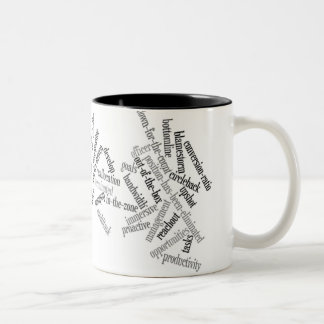2 Couleurs " Tasse basse "émouvante de carrière