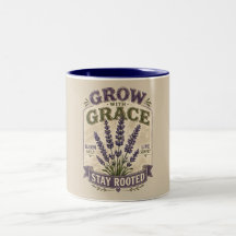 Tasse bicolore Grow With Grace Lavande