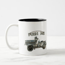 Tasse Bicolore Véhicule Poussez-Moi Vintage
