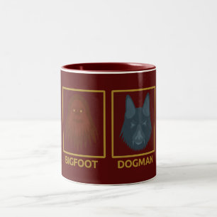 2 Couleurs Tasse Bigfoot & Dogman
