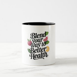 2 Couleurs Tasse Blend Your Way to Better Health