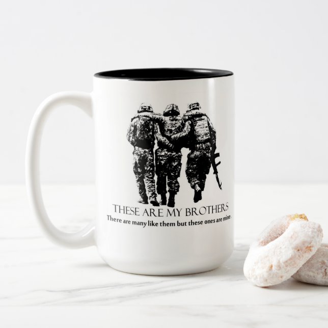 2 Couleurs Tasse blessée de guerrier (Avec donut)