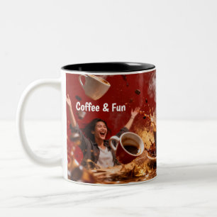 2 Couleurs Tasse Café & Amusement