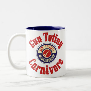 2 Couleurs Tasse Carnivore Armé de Pistolet
