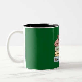 2 Couleurs Tasse Chat Mignon sur des Livres