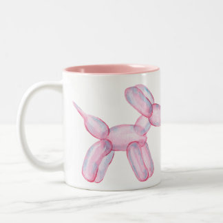 2 Couleurs Tasse Chien Ballon