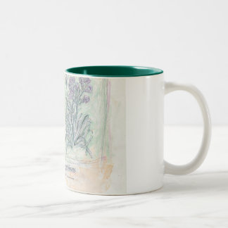 2 Couleurs tasse - copie botanique de deux tons