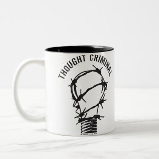 2 Couleurs Tasse criminelle pensée
