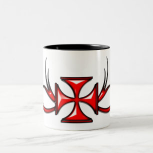 2 Couleurs Tasse croisée de Templar