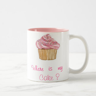 2 Couleurs Tasse Cupcake Rose