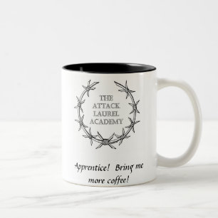 2 Couleurs Tasse d'académie de laurier d'attaque