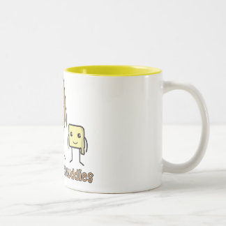 2 Couleurs Tasse d'amis de petit déjeuner