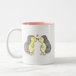 2 Couleurs Tasse d'amour de hérisson