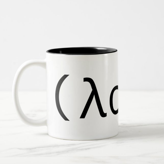 2 Couleurs Tasse d'amour de Lisp (Gauche)